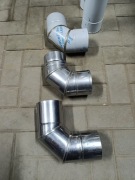 Kolano 90st kondensacyjne fi 60/100mm z uszczelką