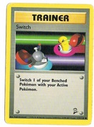 Trainer Switch #123 Pokemon Base Set 2