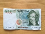 5000 lirów Włochy 1985