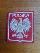 Naszywka godło Polski orzeł bez korony Polska czasy PRL