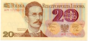 PRL 20 ZŁOTYCH 1982, SERIA AM R. TRAUGUTT