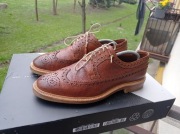 MEKA LUKSUSOWE OKSFORDY MĘSKIE 45 skóra cielęca goodyear jak nowe