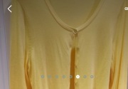 Sweter kardigan damski  44 wiosenny zółty butter yelow16 Kobiet maślany