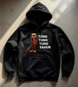 Męska Czarna Bluza M Tung Tung Sahur Wersja 2