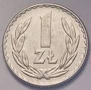1 zł złoty 1975 r.  bzm - ładna