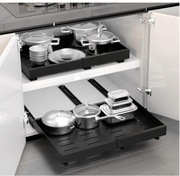 2x Szuflada Wysuwana Półka Do Przechowywania W Szafkach Teleskopowa