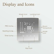 Beok Mirror termostat 3A