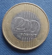 Moneta Węgry 200 forintów 2010