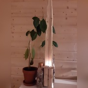 Świecznik ścienny driftwood wykonany ręcznie 