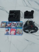 PlayStation4+7 gier+ kierownica z pedałami+ dwapady