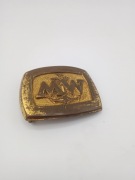 Stara klamra do pasa, mosiądz 