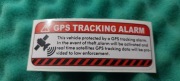 GPS ALARM NAKLEJKA STICKER