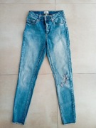 Spodnie jeansowe damskie skinny fit Only (wyższy stan) rozm XS (34)