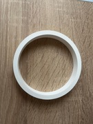 Rozeta maskująca ø100 do płyt18mm czarna z kołnierzem 5mm Maskownica otworu