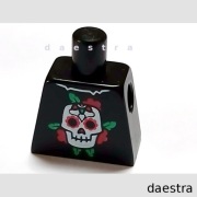 LEGO 973pb0838 TORS tułów figurka col052 Punk Rocker, Seria 4