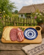 Deska do serwowania z podstawką 166A ceramiczną Z.C.Bolesławiec