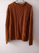 Wyprzedaż Sweter brązowy roz.L wymiary opis