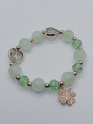 Bransoletka zielona miętowa 