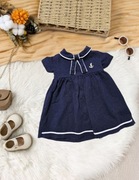 Sukienka w marynarskim stylu 3-6 mies.