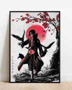 Plakat A3 42x30 Naruto - Itachi Uchiha Y2K do pokoju