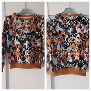 Nowy sweterek bluza szalone psy kladyk rozmiar 116 cm