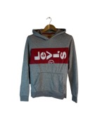 Bluza z kapturem Levis szara duże logo m
