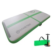 Airtrack ścieżka akrobatyczna gimnastyczna MASTER 200 x 100 x 10 cm Zielony