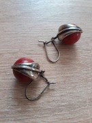 Kolczyki srebro 925 koral