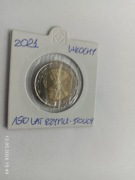 2 EURO WŁOCHY 2021 150 lat Rzymu mint