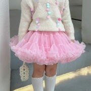 Spódniczka z falbankami jasny róż