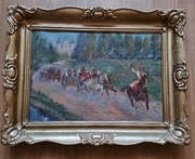  OBRAZ OLEJNY JERZY KOSSAK 