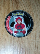 Pokemon Advanced metal Tazo #56 "Chłopak/dziewczyna z drużyny Magma"