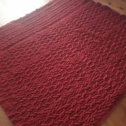 Narzuta, koc, pled, ręcznie robiony