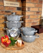 Zestaw GARNKÓW marmurkowych Zilner – 10 elementów z POKRYWKAMI!