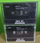 2x Kasety Raks CD-X 60