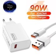 Superszybka Ładowarka do Xiaomi 90W + kabel USB-C 