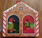 Zestaw świątecznych skarpetek Mikołaj Prezent  Święta