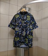 bluzka koszulka ciemna czarna czerwona L vintage retro classic sport retro 