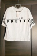 Rue paris Team pretty t-shirt bawełniany nowy M