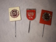 3x odznaka Kielce - herb miasta, Korona