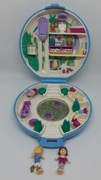 Polly Pocket 1989r Ice Skating kompletny Bluebird lodowisko łyżwy vintage