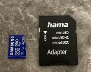 Karta pamięci microSD 256 gb Samsung Pro Plus