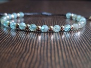 Bransoletka Apatyt+Hematyt 