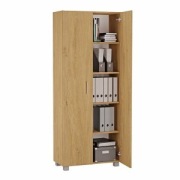 Yrke Szafa biurowa na segregatory z zamkiem - Dąb kamienny