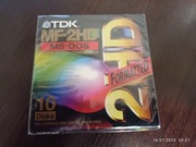 Dyskietki fdd 3,5 TDK MF-2HD zafoliowane.