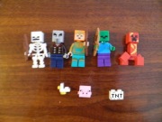Lego figurki Minecraft
