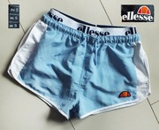 Ellesse świetne spodenki szorty damskie z podwójną talią r.S