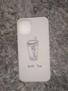 Etui Iphone 12 mini, milk tea