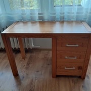 Biurko sosnowe z szufladami