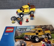 LEGO City 4200 Górniczy wóz terenowy, komplet z instrukcją